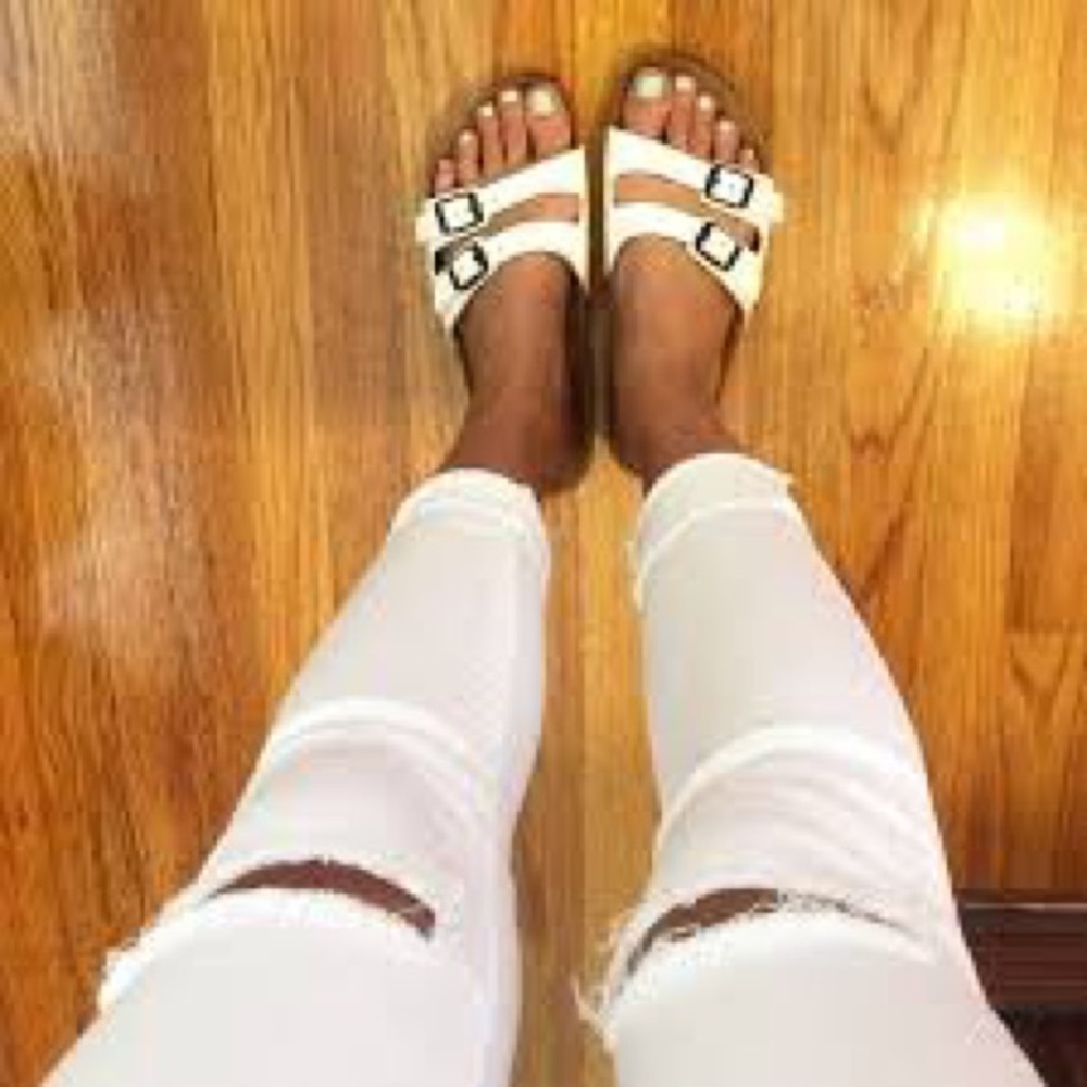 White Birkenstocks